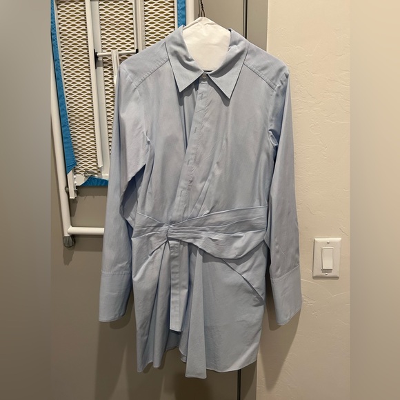 A.L.C. Light Blue Men's Dress Shirt - Picture 1 of 3